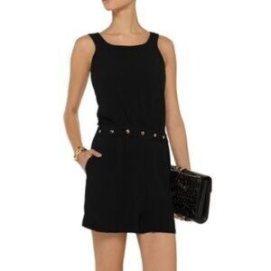 Sandro Paris Combishort Plume Romper Jumper Shorts Sleeveless (23)